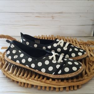 Rocket Dog Black and white Polka Dot Flats Size 8